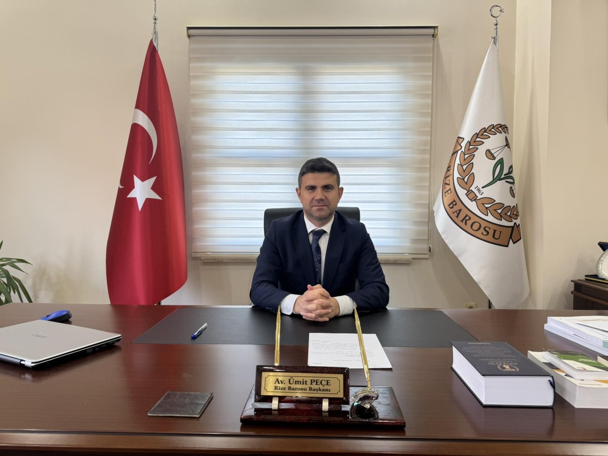 Rize Baro Başkanı Ümit Peçe’den 5 Nisan Avukatlar Günü Mesajı