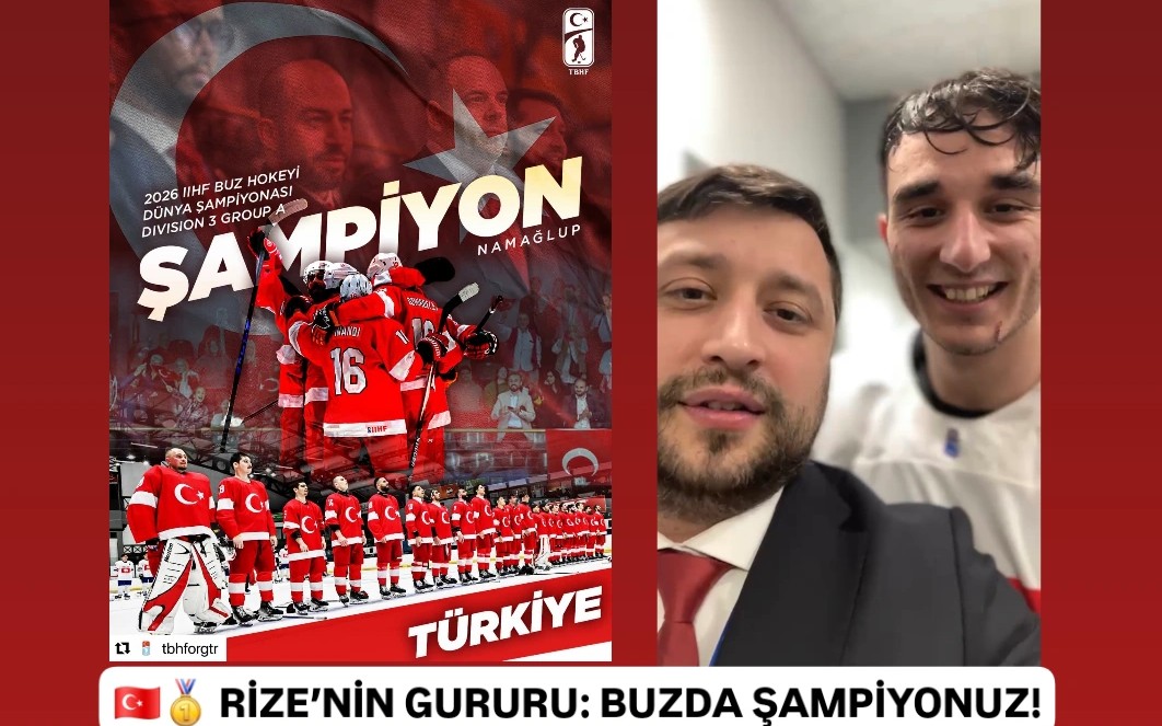 RİZE’NİN GURURU: BUZDA ŞAMPİYONUZ!