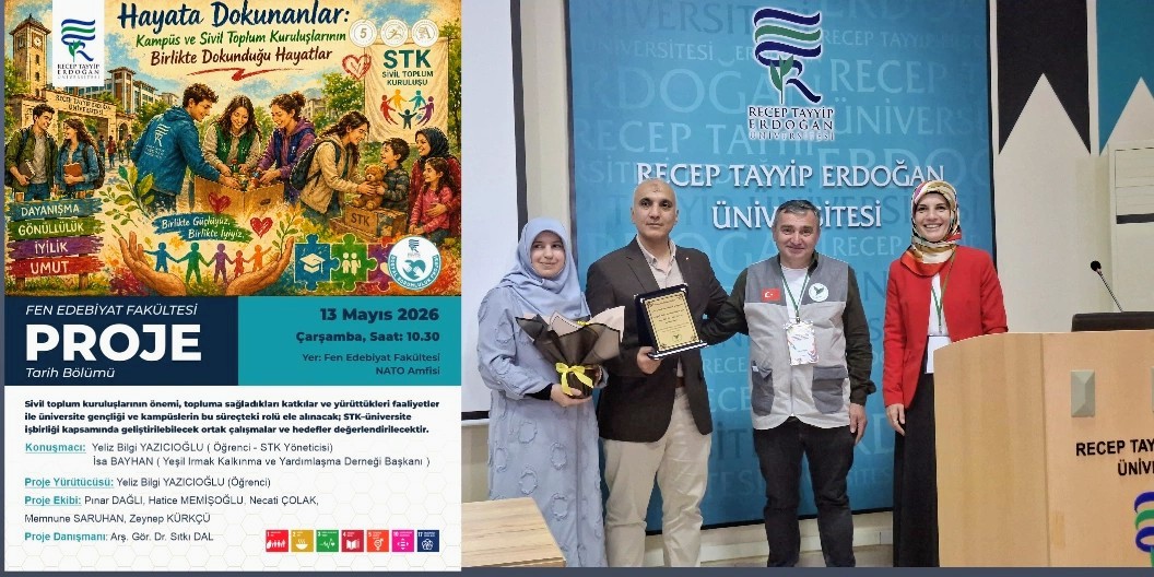 Hayata Dokunan Eller: RTEÜ ve Yeşilırmak Derneği’nden Anlamlı İş Birliği